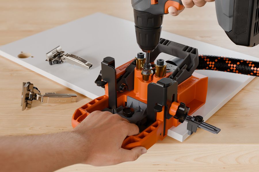 ECODRILL: The practical tool for hinges