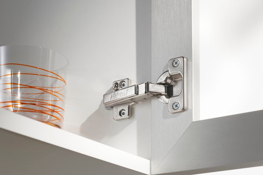 MODUL 100° hinge with wing mounting plate